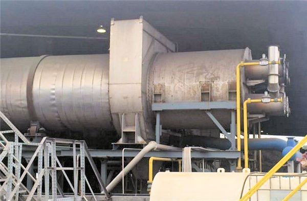 Refurbished VULCAN 9' dia. x 60' L Rotary Drum Dryer, CS, Gas, 40mm BTU